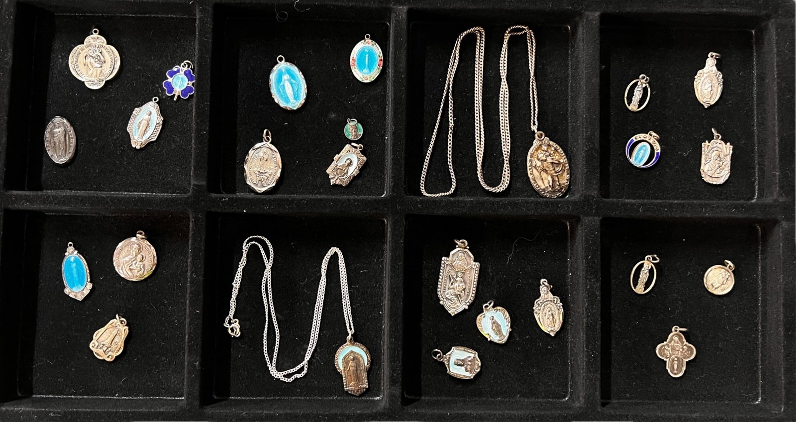 Sterling Religious Medals (1 of 6)