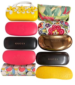 Group of Designer Eyeglass Cases