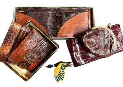 Amazing Collection of Vintage Wallets & A Duck!