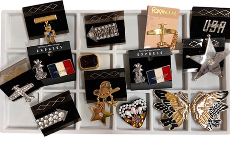 Collection of Vintage Pins/Brooches from the 1980's
