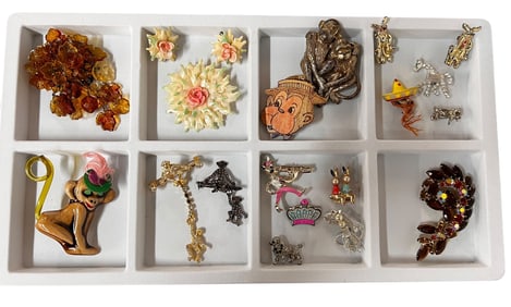 Very Fun lot of Kitschy Pins