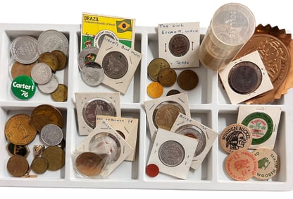 Great Collection of Vintage Tokens & Fun Stuff!