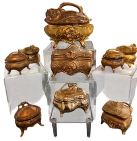 Art Nouveau Jewelry Boxes