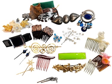 Vintage Hair Combs & Clips
