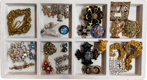 Vintage Jewelry Collection--Pins and such!