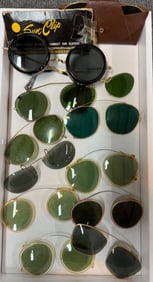 Vintage Clip On Sunglasses