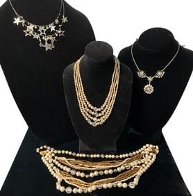 Vintage Costume Jewelry-Necklaces