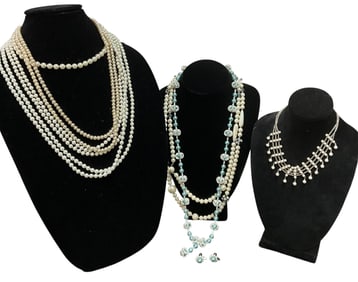 Vintage Costume Jewelry-Necklaces