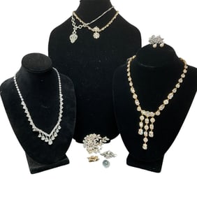 Vintage Costume Jewelry-Sparkle!