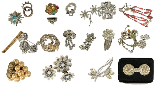 Vintage Costume Brooches