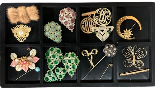 Antique/Vintage Pins, Clips and Brooches