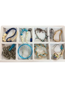 Vintage Costume Jewelry- Blue