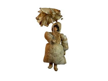 Antique Spun Cotton Christmas Decoration