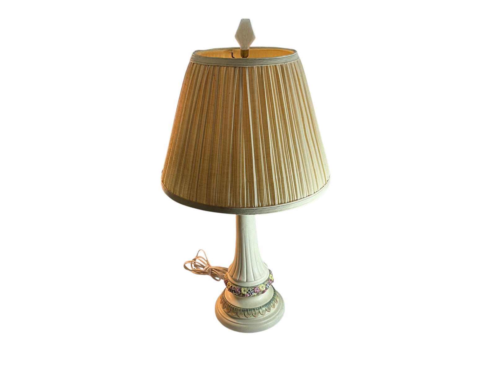 Weller Florala Table Lamp, with Aladdin Alacite Finial (1 of 5)