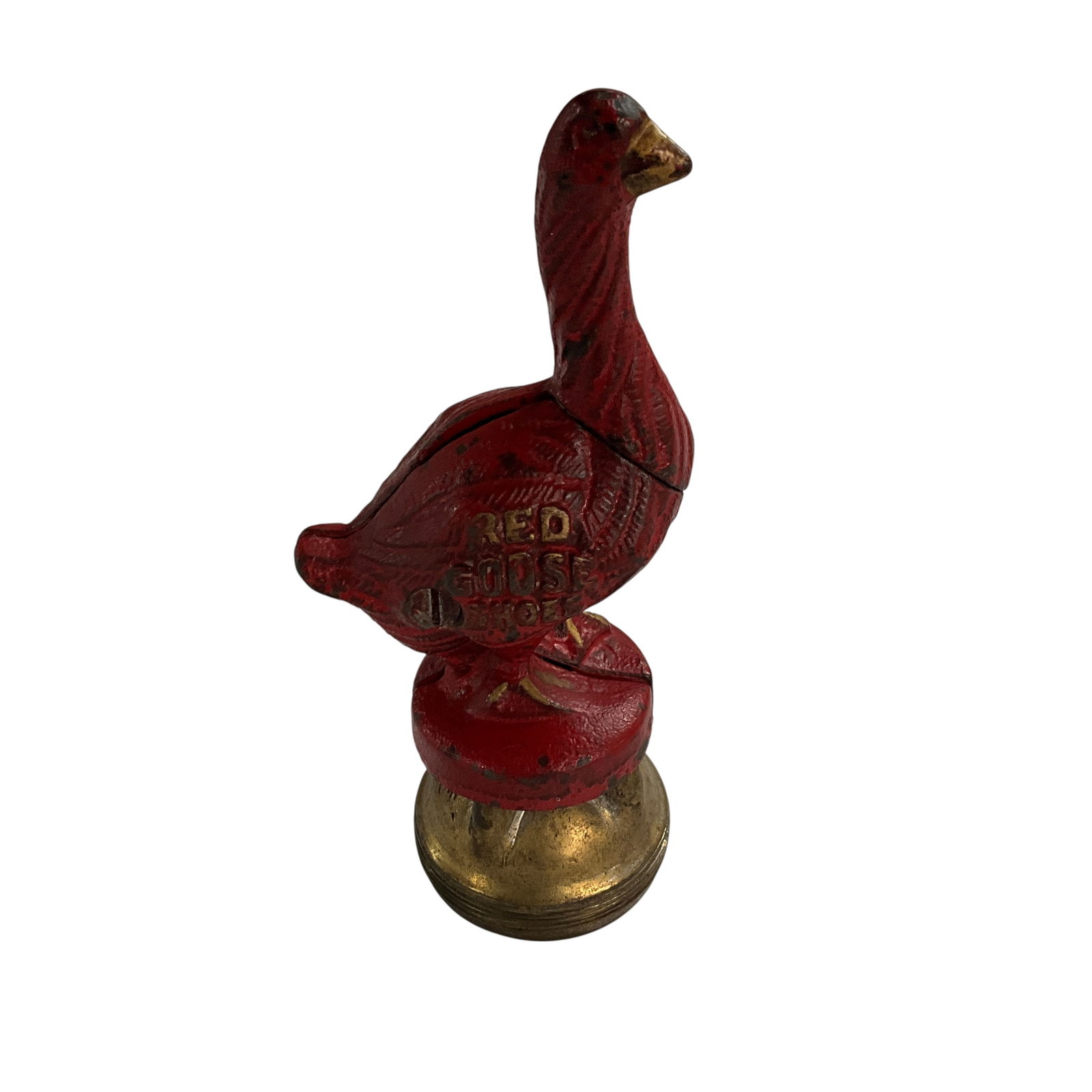 Red Goose Shoes Cast Iron Bank: Red Goose Shoes Cast Iron Bank. EL