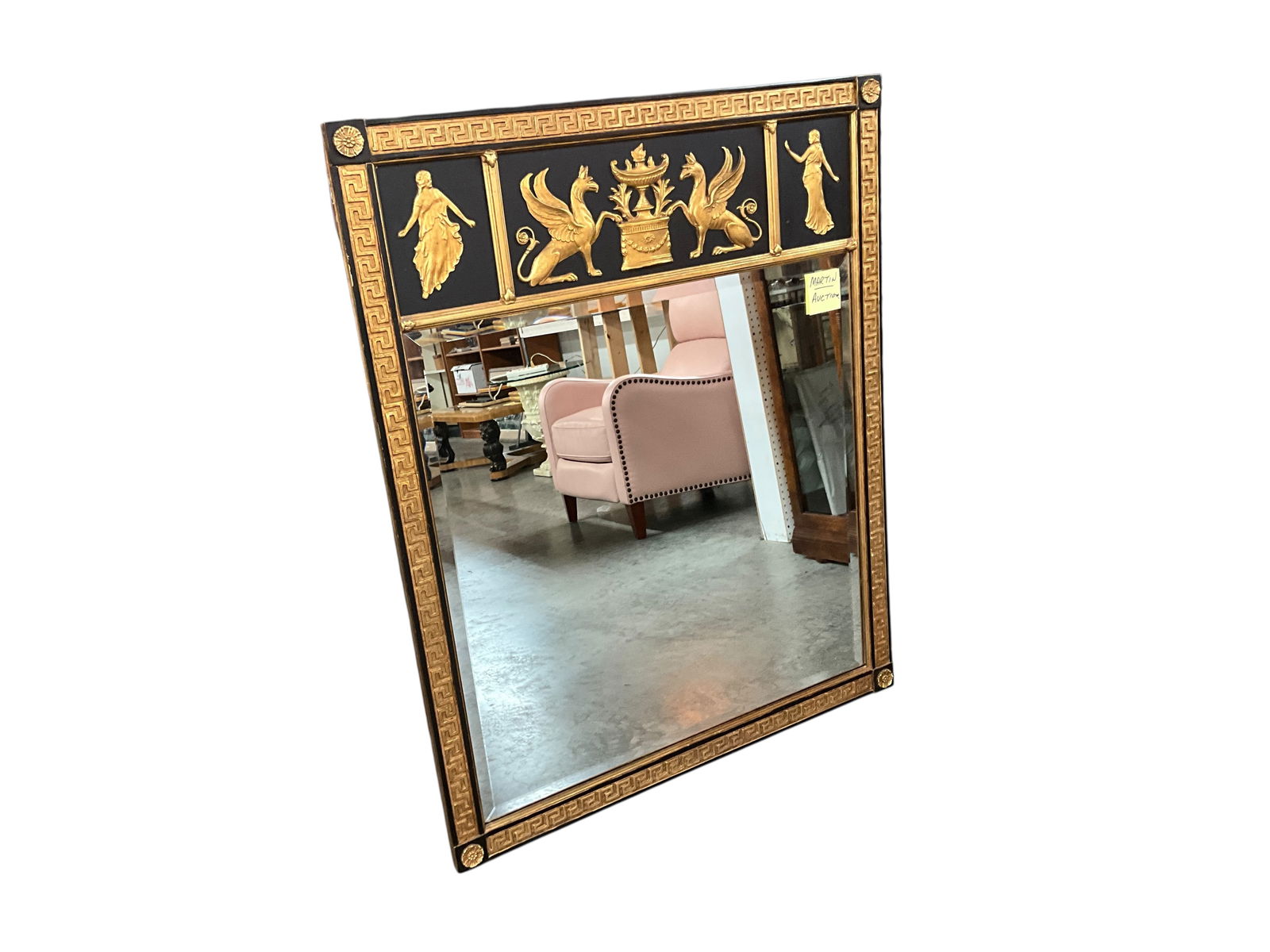 Classical/Greco-Roman Bevelled Plate Wall Mirror (1 of 6)