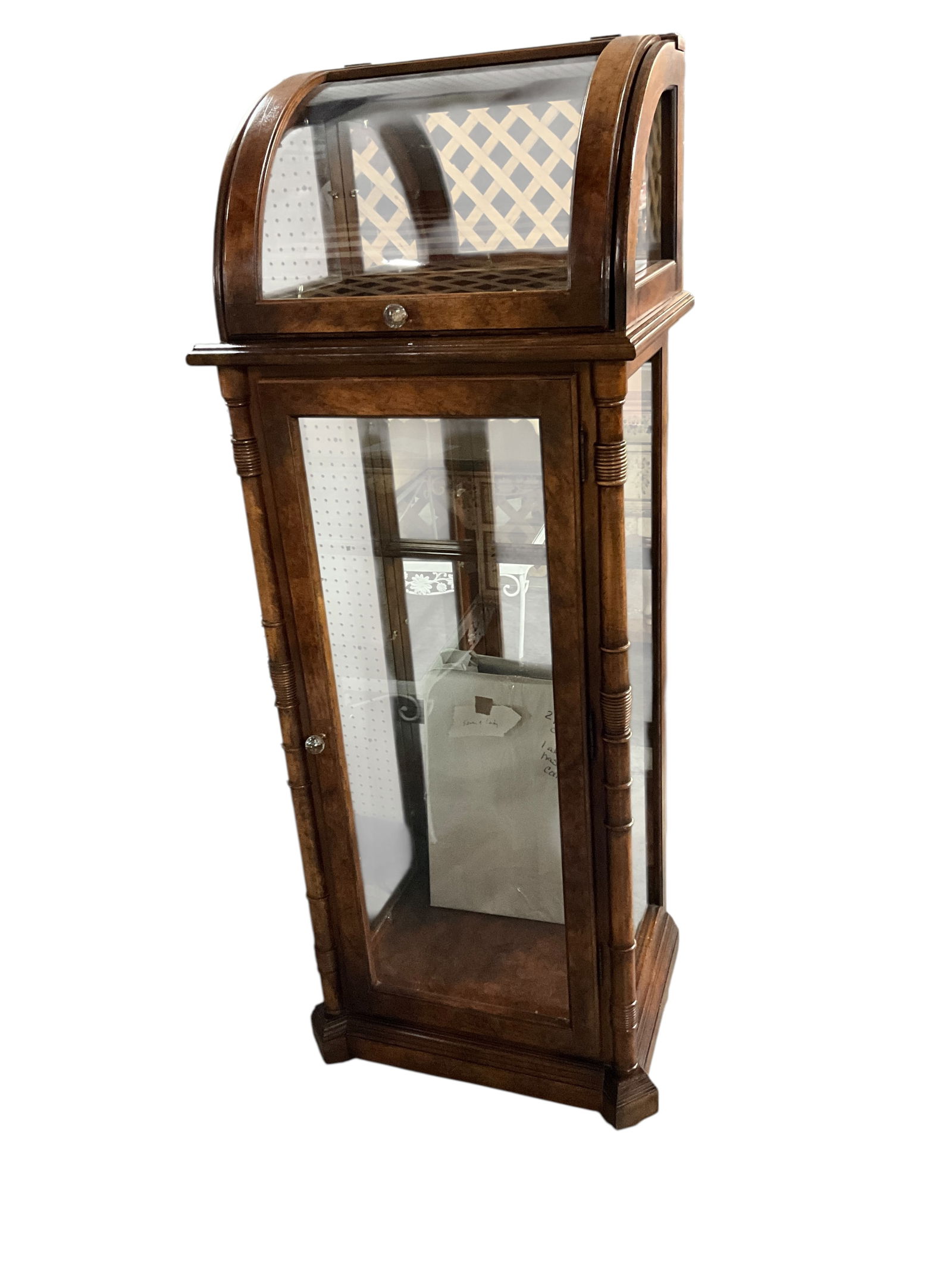 Curved Glass Display Cabinet (1 of 5)