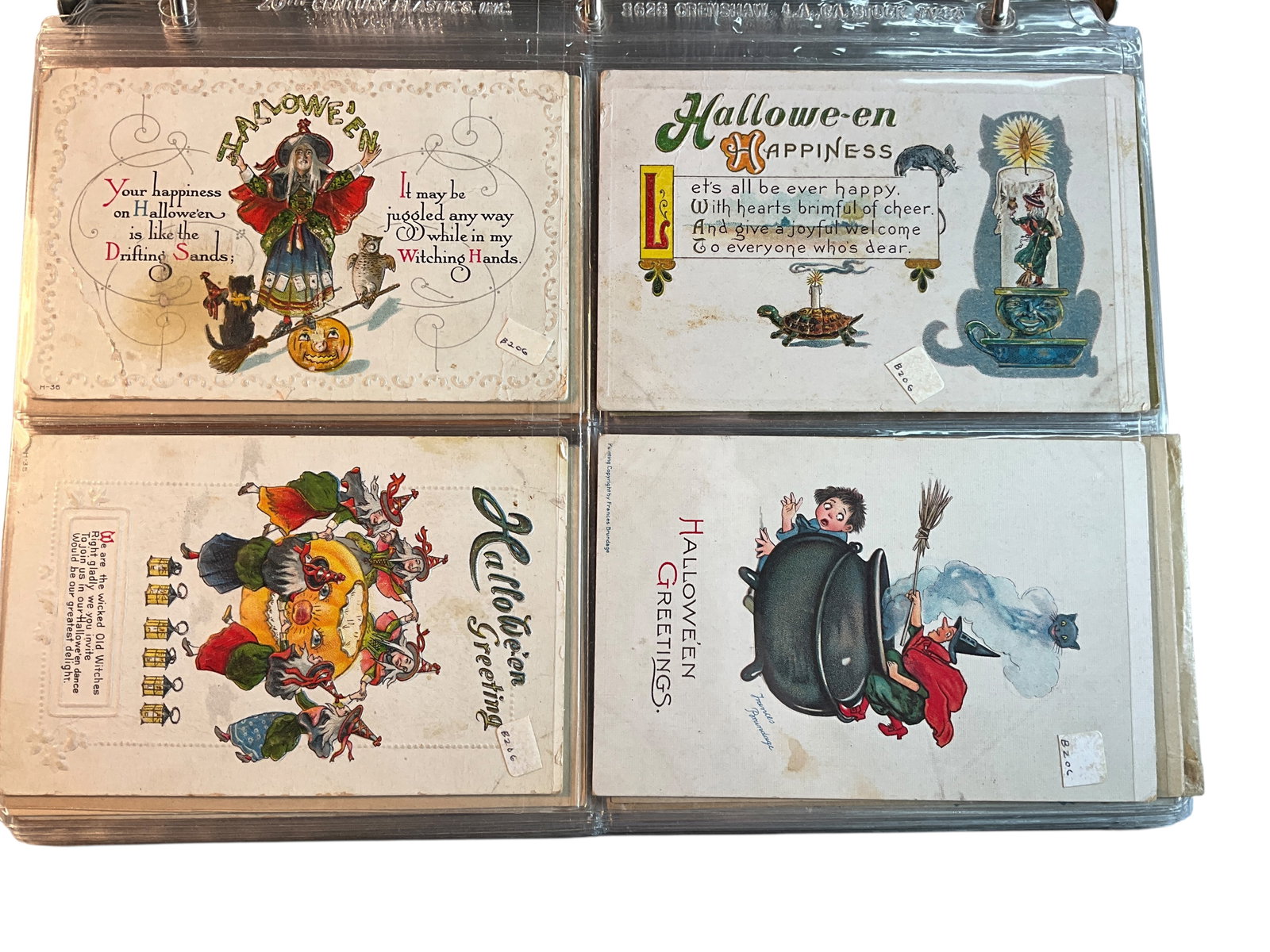 Large Ring Binder Full of Vintage Postcards (1 of 10)