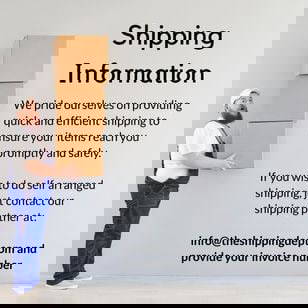 Shipping Information: If you don't want to use Live Shipping, select "Self arranged shipping" at checkout. Then reach out to us in the Live Auctioneers messaging system and let us know that you want us to assist you with