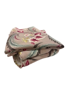 Wonderful Vintage 1940's Barkcloth-Yardage