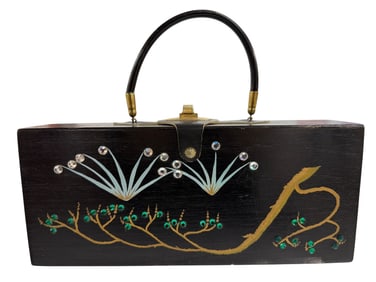Vintage Box Bag in the style of Enid Collins
