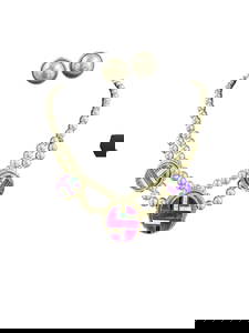 Southwest Sterling, Sugilite, Opal and Onyx Necklace and Sterling Button Earrings