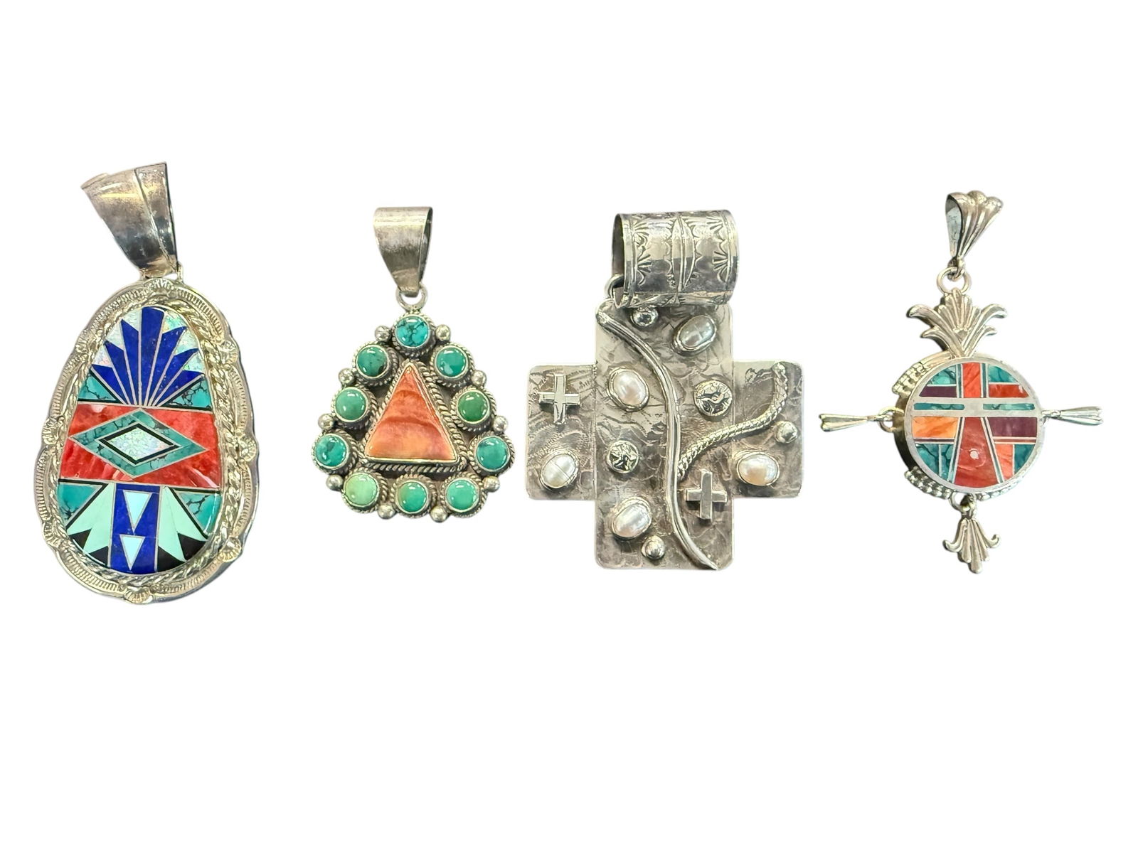Collection of Southwest Necklace Pendants (1 of 14)