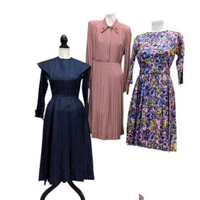 Trio of Vintage Dresses