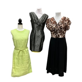 Trio of Vintage Dresses
