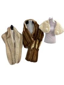 Trio of Amazing Fur Wraps