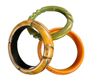 Trio of Bakelite Bangles