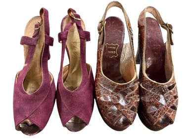 Two Pair of Vintage Shoes