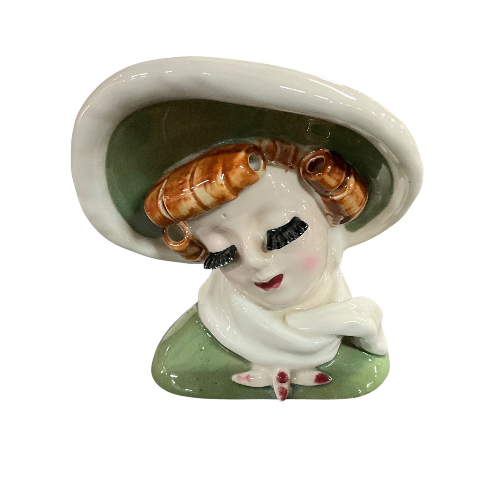 Vintage Head Vase/Wall Pocket (1 of 4)