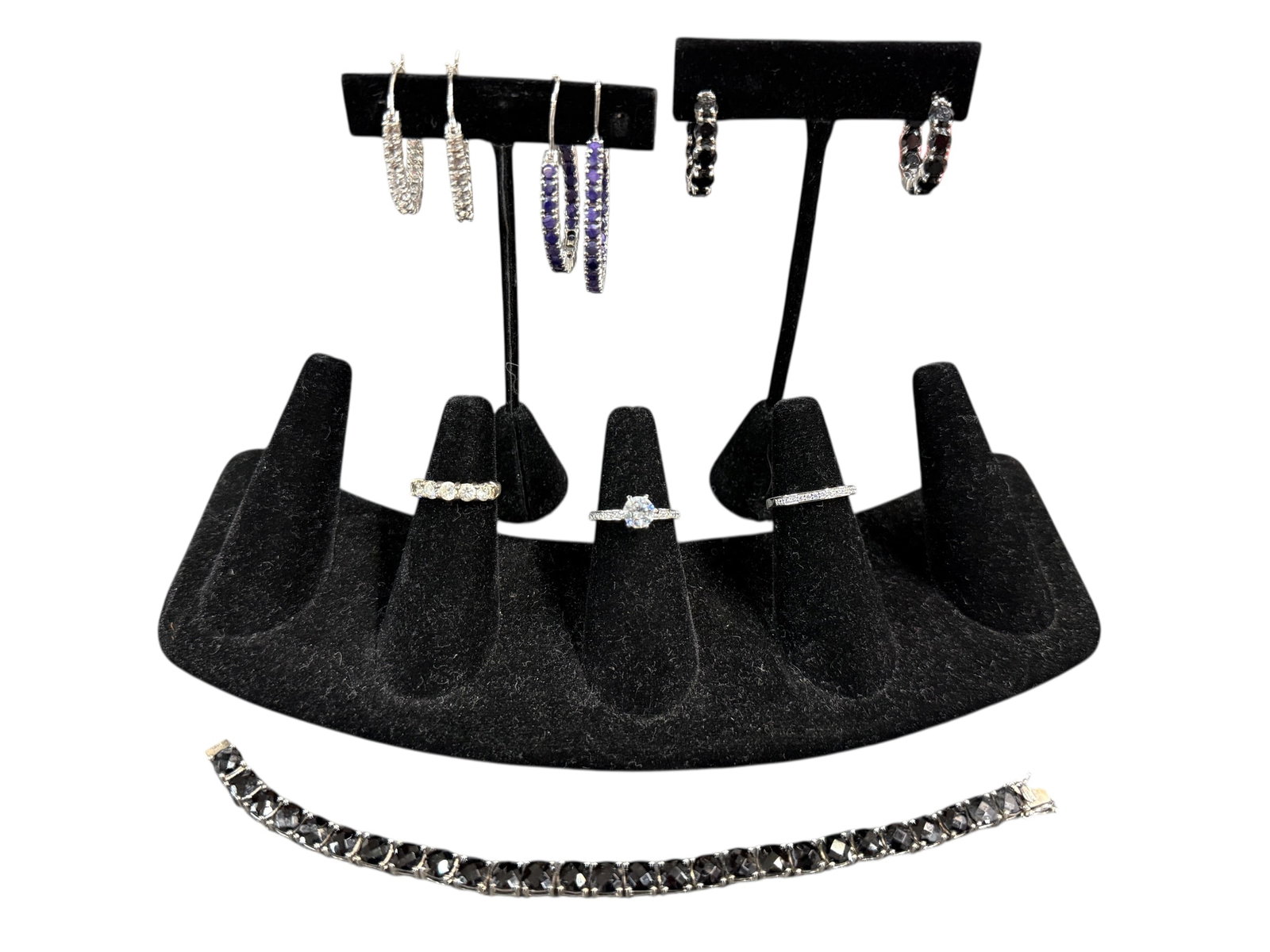 Black and White Sterling Jewelry (1 of 10)