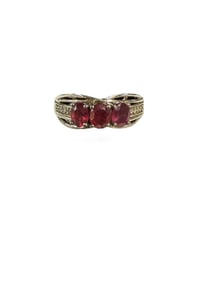 Sterling and Ruby Ring