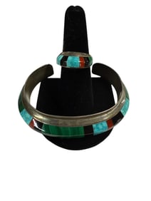 Silver Southwest Jewelry Set