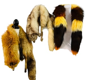 Trio of Fur Stoles