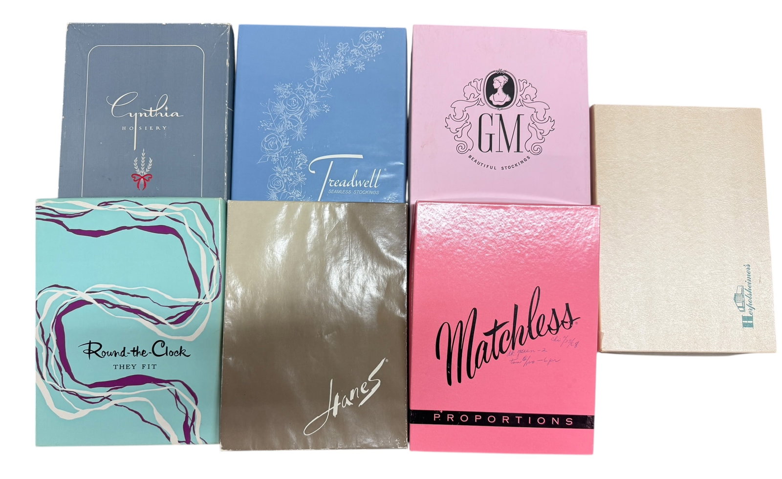 Thigh High Stockings: Vintage Thigh High Department Store Stockings- over 10 pair, some silk. NIB