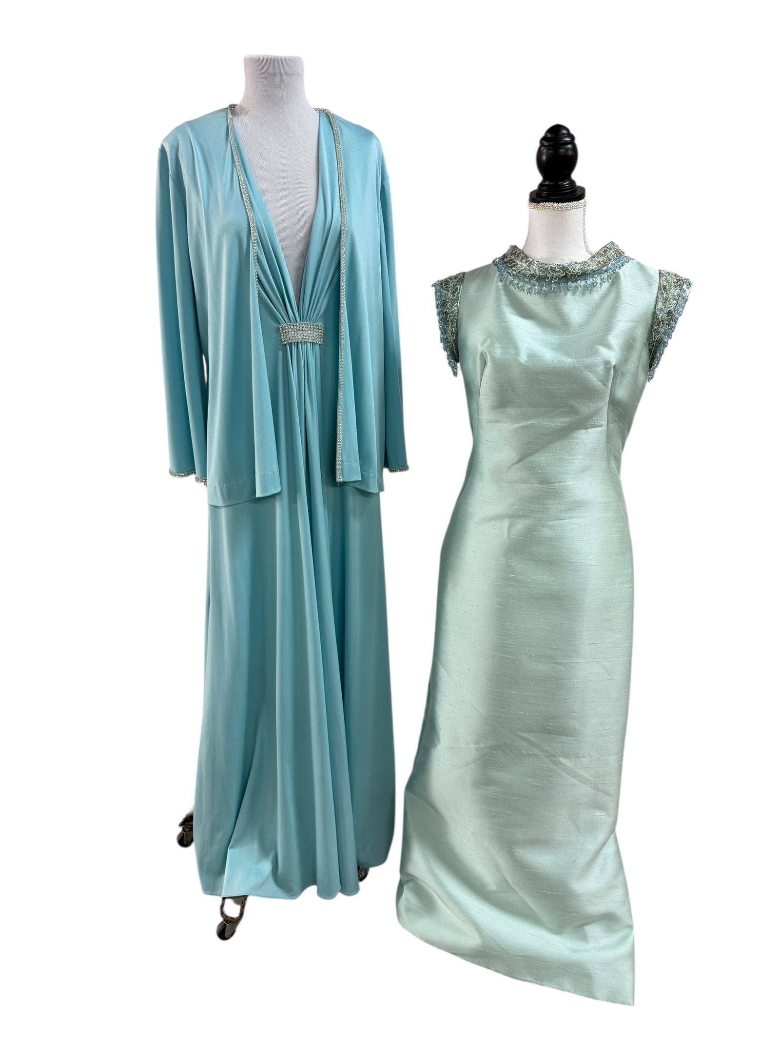 Blue Vintage Evening Wear (1 of 9)