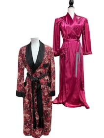 Pair of Amazing Vintage Bathrobes