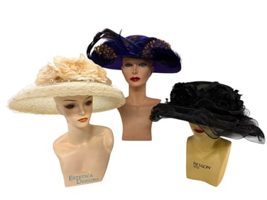 Wide Brim Vintage Hats