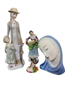 Collection of Porcelain Lady Figures