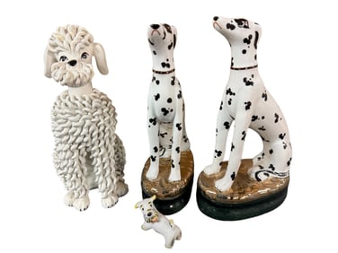 Collection of Vintage Dog Decor
