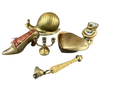 Collection of Vintage Brass Items