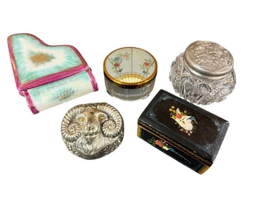 Collection of Vintage Trinket Boxes
