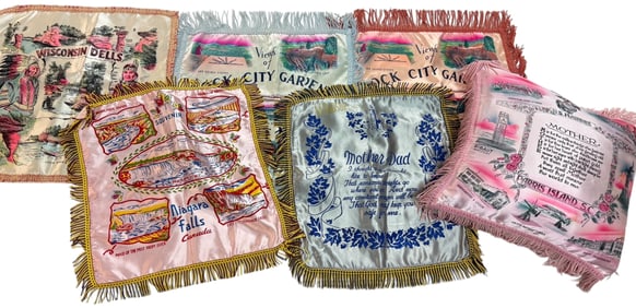 Collection of Souvenir Pillowcases