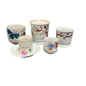 Collection of Vintage Remembrance Mugs