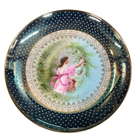 Royal Vienna Hand Painted Charger