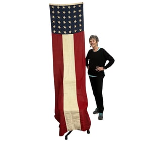 Oversize Patriotic American Flag Banner