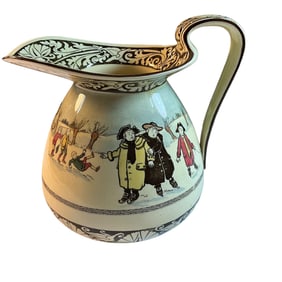 Royal Doulton Skaters Pitcher